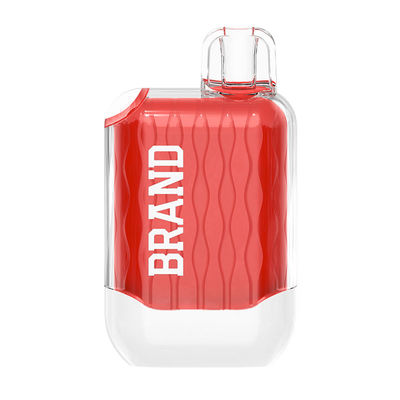 新しく使い捨て可能な水晶ポッドVape 6000サービスのための元の製造業者はOEM吹く