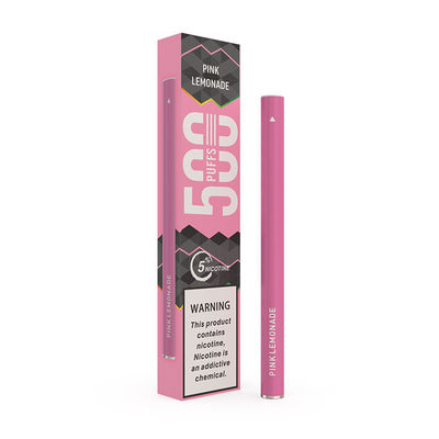 ピンクのレモネードのペンEのタバコ50mg 500は使い捨て可能なポッド1.3ml吹く